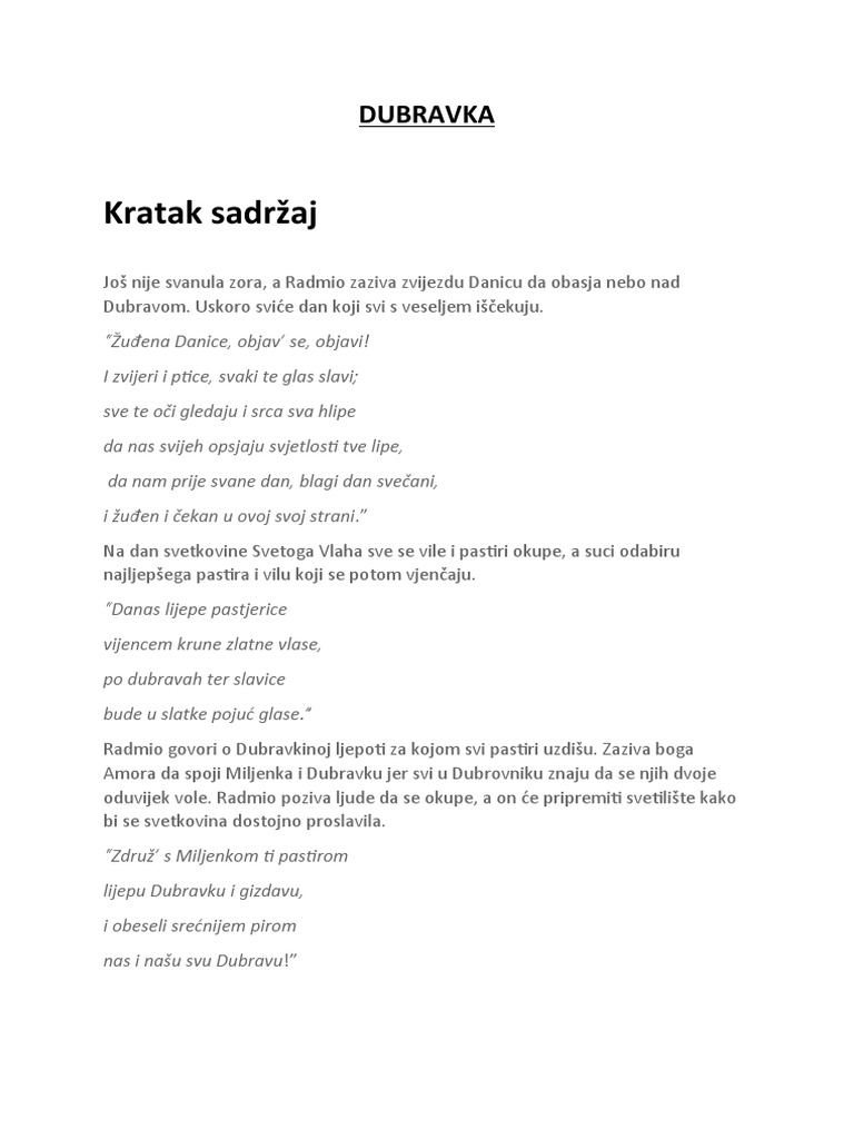 DUBRAVKA PDF
