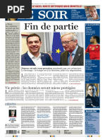 Le Soir 2015 06 12 | PDF | Confidentialité | Grèce