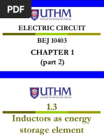 Electric Circuit BEJ 10403: (Part 2)