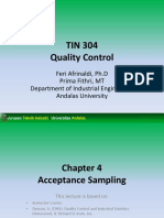 CH 4 Part 1.1 Single Sampling Plan For Attribute PDF