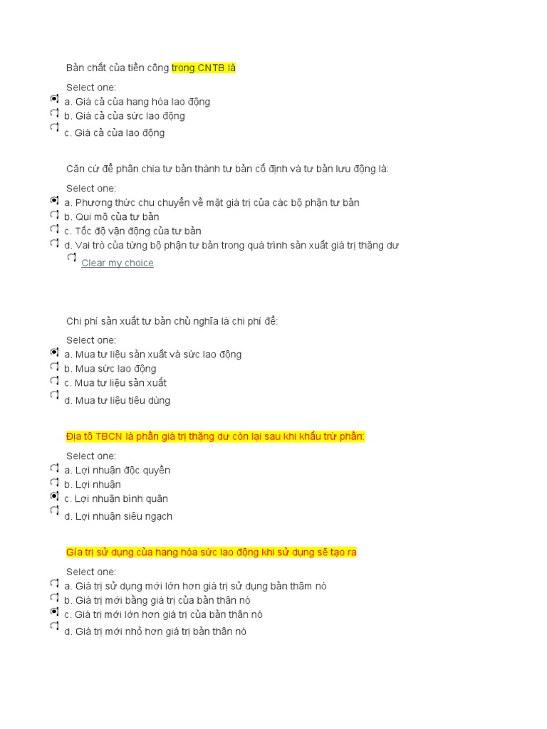 KTCT Chương 3 | PDF