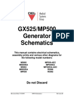 GX525/MP500 Generator Schematics Guide