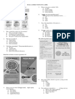 Read The Text Below To Answer Questions 1-3: Soal Latihan Tentang Label