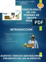 Toxicológico de Las Toxinas de Origen Vegetal