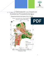 Impacto de la Deforestación en Ecosistemas Proveedores de Agua en Santa Cruz y Tarija