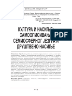 Kultura I Nasilje Semiosfera PDF