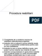 Procedura Reabilitarii