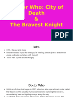City of Death The Bravest Knight