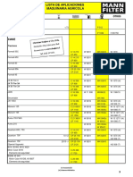 Catalogo Filtros MANN Agricola - 2017 2018 PDF