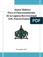 Informe Final Balance Hidrico LAGUNA PTO ESMERALDA PDF