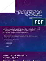Elementos Conceptuales de La Microeconomía y Macroeconomía