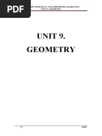 Unit 9. Geometry (Lomce)