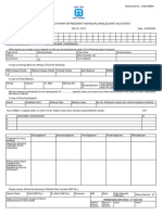 Account Opening Form For Resident Individual (Single/Joint) Accounts