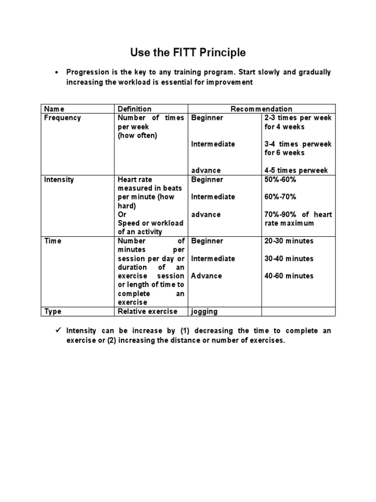 Cardio Fitness Program | PDF | Heart Rate | Pulse