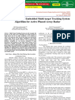 Implementation of Embedded Multi Target Tracking System Algorithm For Active Phased Array Radar IJERTV7IS010031 PDF