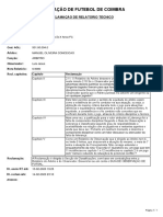 Reclamação Do Relatório Técnico PDF