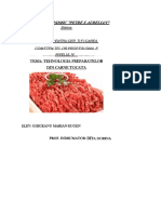 Tehnologia de Obtinere A Preparatelor Din Carne tocata-ATESTAT PDF