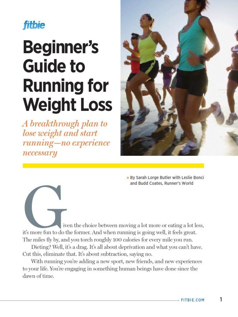 Beginner's Weight Loss Running Guide | PDF | Running | Dieting