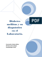 Diabetes Mellitus y Su Diagnc3b3stico en El Laboratorio