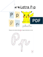 Letra P-Pikachu