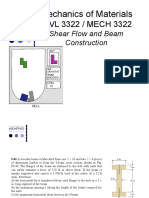 Shear Flow and Beam Construction PDF