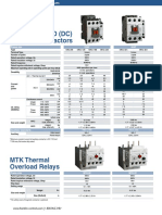 MIRA 3-Pole Contactors and Overload Relays Specifications