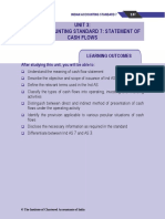 Unit 3: Indian Accounting Standard 7: Statement of Cash Flows