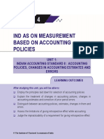 Ind As On Measurement Based On Accounting Policies