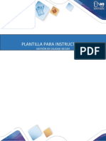 10 - Fase 4 - Plantilla para Instructivos