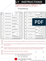 Assembly instructions for KTS233W-WM hammock