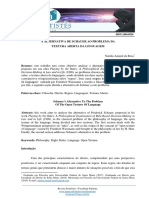 Alternativa de Schauer Ao Problema Da Textura Aberta Da Linguagem - Natália Amaral Da Rosa