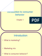 Introduction To Consumer Behavior