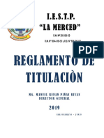 Reglamento de Titulacion PDF