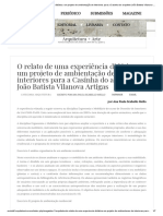 O relato de uma experiência didática_ um projeto de ambientação de interiores para a Casinha do arquiteto João Batista Vilanova Artigas