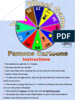 Spinning Wheel Math Game
