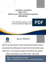 Materi 3 - Morfem Dan Alomorf