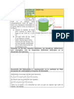 Fisica Hidrostática y Conservación en La Cantidad de Flujo