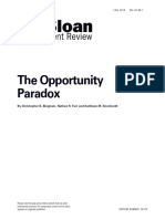 Bingham, Furr & Eisenhart Article - The Opportunity Paradox PDF