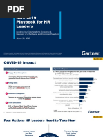 Gartner - COVID-19 Playbook For HR - March 20