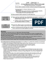 Grade 11 Enrollment Procedure SY 2019-2020 PDF