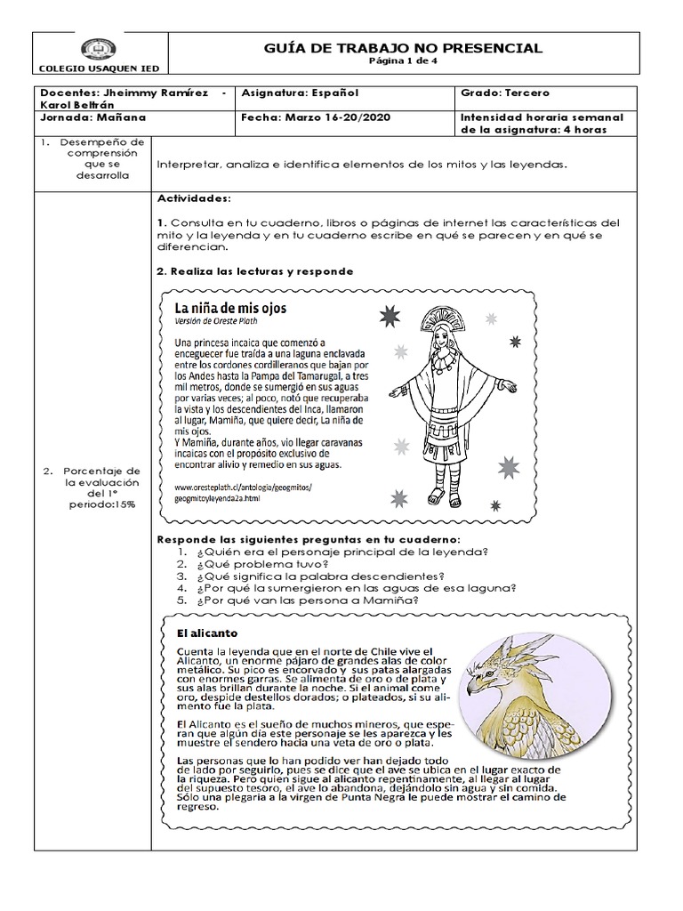 Guia 5 PDF | PDF | Artes del Lenguaje y Comunicación