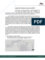 MultipleBillofMaterialsinTally ERP9 PDF