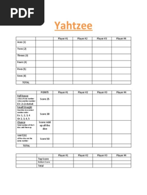 yahtzee