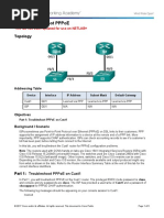 Lab - Troubleshoot Pppoe: Topology