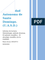 Informe de Lectura