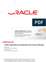 HTML5 Application Development with Oracle Weblogic