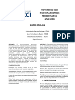 Proyecto Motor Stirling Termodinamica PDF