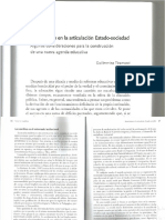 Tiramonti Mutaciones en La Articulacion Estado Sociedad