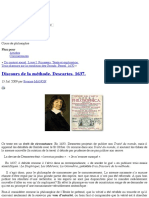 Discours de La Méthode. Descartes. 1637. - PhiloLog PDF