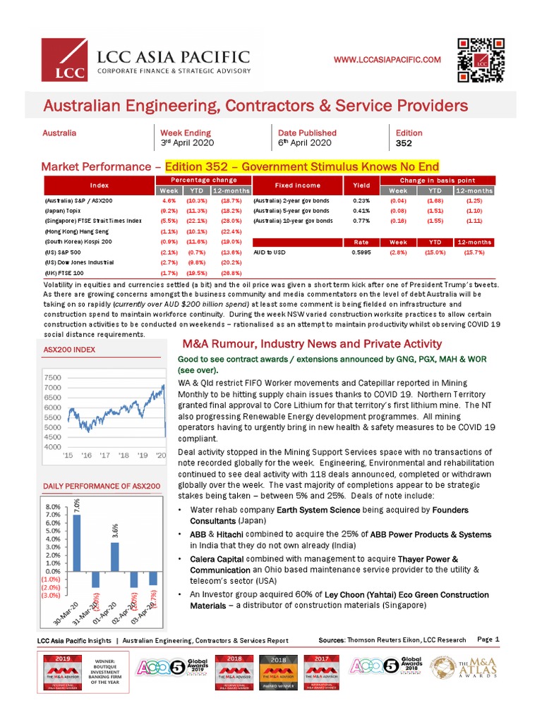 Australian Engineering, Contractors & Service Providers | PDF ...